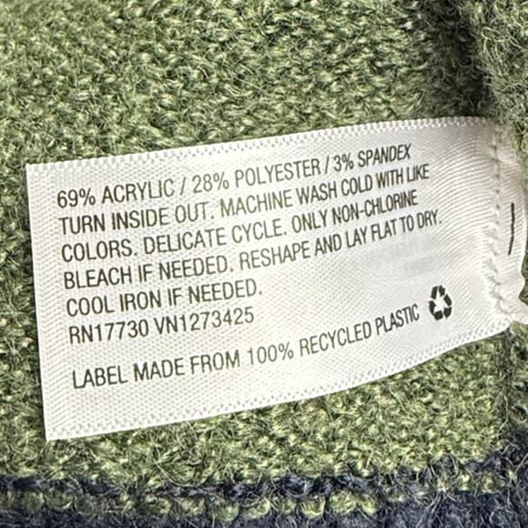 Goodfellow & Co. Men's Green/Gray Pullover - Size L - Picture 5 of 6